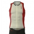 Ironman men's tri top + short white-red  IMTOPSHORTWHTRE